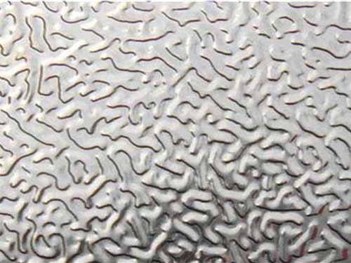 3003 H14 Fiche en aluminium en relief