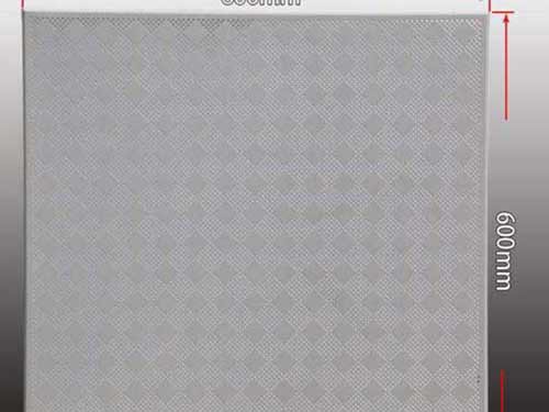 Hoja de aluminio en relieve prepintada