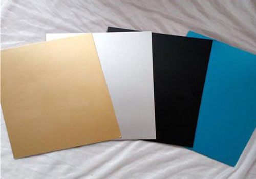 Colored aluminum plates 4x8